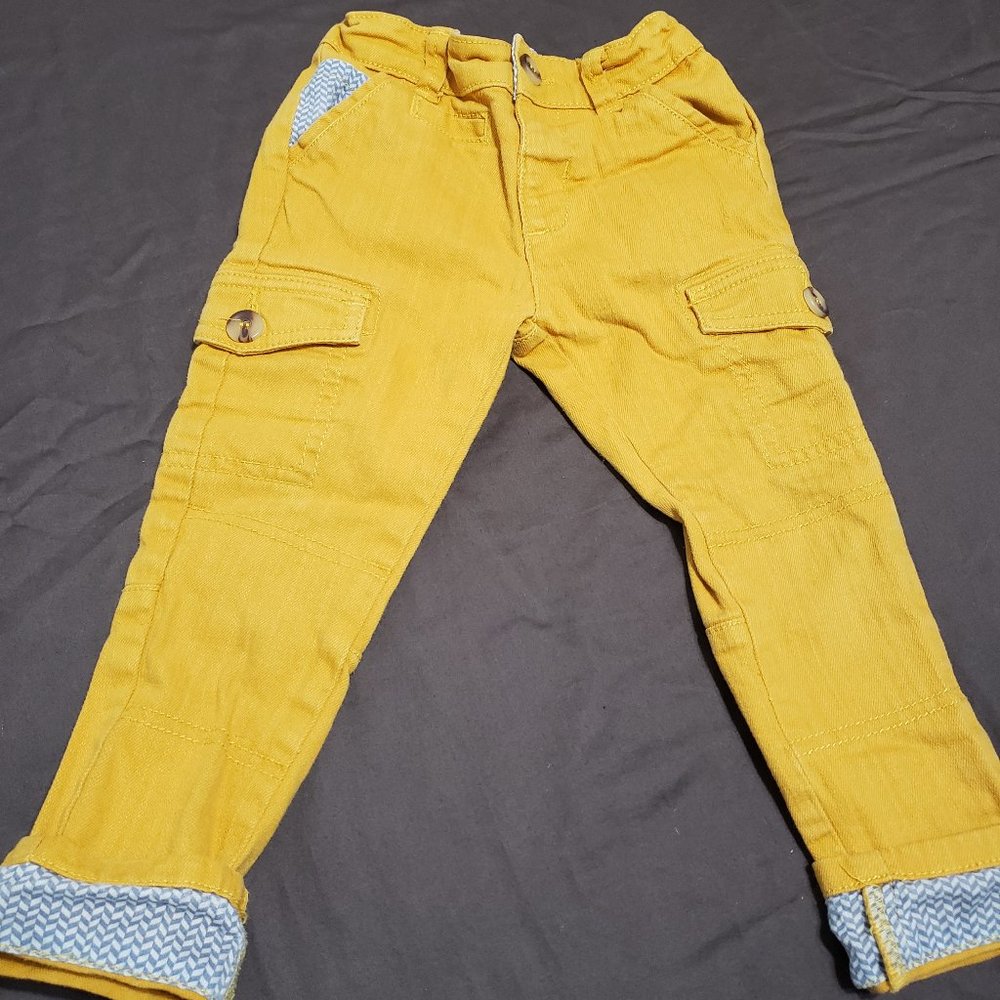 Vintage Jeans Denim Tangerine Mini Club Bows & Arrows 2-3 Year Size Stretch